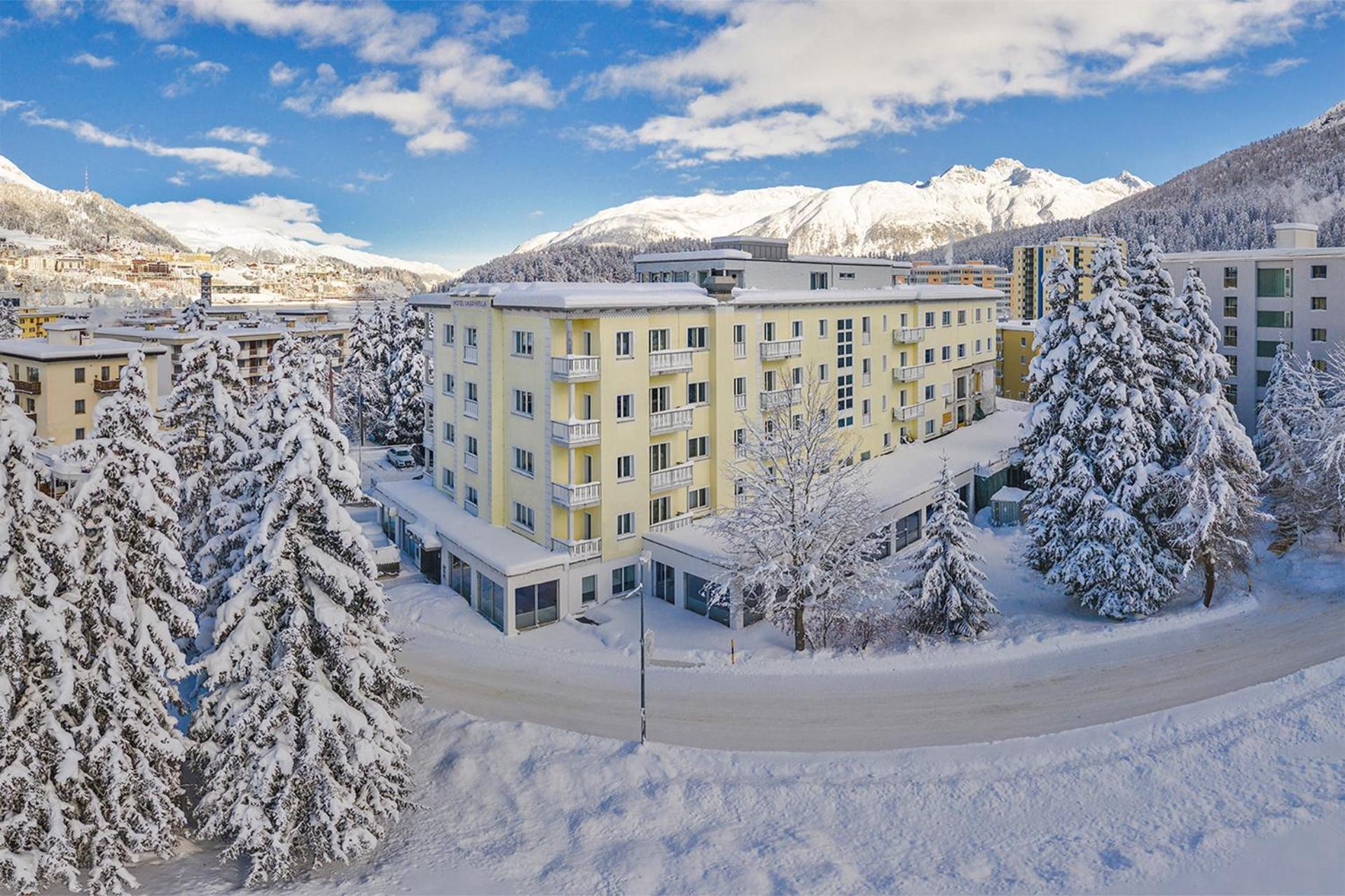 Hotel Laudinella Сейнт Мориц Екстериор снимка