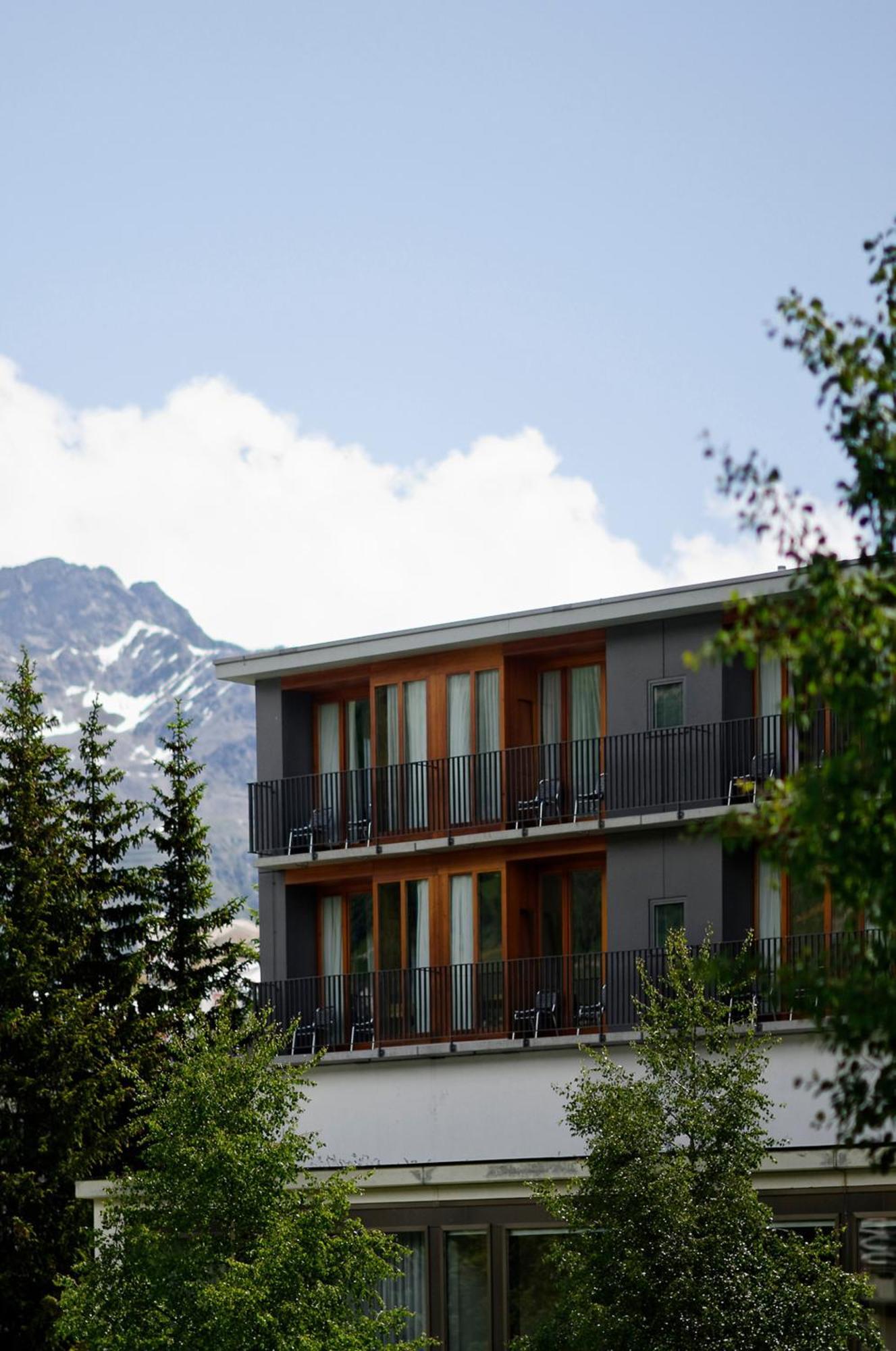 Hotel Laudinella Сейнт Мориц Екстериор снимка