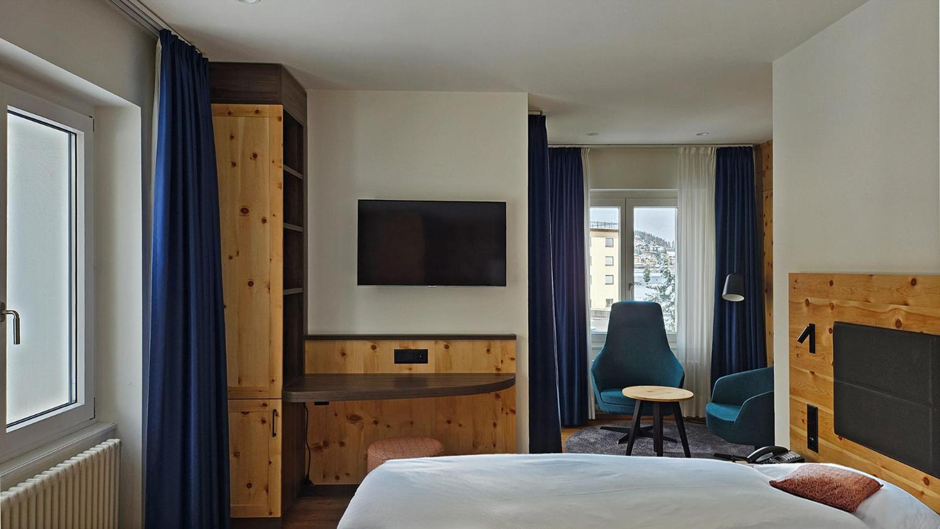 Hotel Laudinella Сейнт Мориц Екстериор снимка